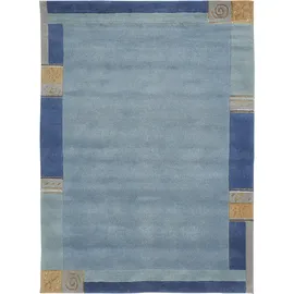 LUXOR LIVING Manali Nepalteppich 120 x 180 cm Blau