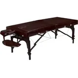 Master Massage Master-Massage Massageliege Supreme, dunkelbraun, klappbar, höhenverstellbar, 2 Zonen, 71cm, breit