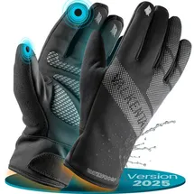 Valkental Fahrradhandschuhe wasserdicht Übergangshandschuhe - GloRider V2 schwarz L