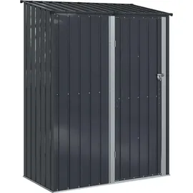 vidaXL Gartenhaus 1,54 x 0,86 m Anthrazit