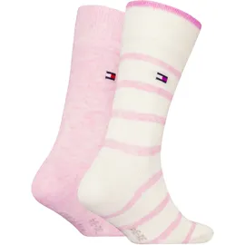 Tommy Hilfiger Socken TOMMY HILFIGER "TH KIDS SOCK BRETON STRIPE", Mädchen, Gr. 31-34, rosa (pink), Baumwollmischung, normal, Socken Socken