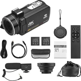 Camnoon 4K Action Cam WLAN-Camcorder 56 MP