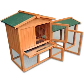 Wiltec Kleintierstall 147 x 52 x 85,5 cm braun