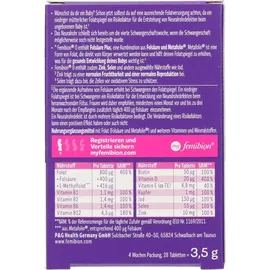 Femibion 0 Babyplanung Tabletten 28 St.