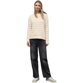 STREET ONE Strickpullover Fluffy Weiß 40