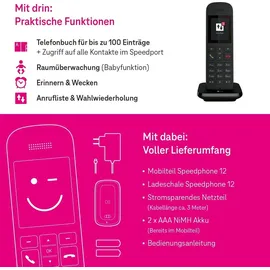 Telekom Speedphone 12 schwarz