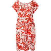 s.Oliver - Kleid mit Bindeband aus Viskose, Damen, Orange, 40