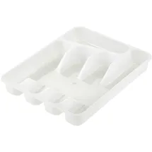 KEEEPER Besteckkasten Pablo 5 Fächer 26,5 cm Weiß