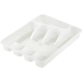 KEEEPER Besteckkasten Pablo 5 Fächer 26,5 cm Weiß