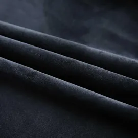 vidaXL Verdunkelungsvorhang Kräuselband 245 x 245 cm Schwarz 1 St.