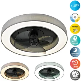 OTTO home Vittor 51 cm Deckenventilator Grau