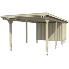SKANHOLZ Skan Holz Carport Emsland 354 x 846 cm mit Abstellraum
