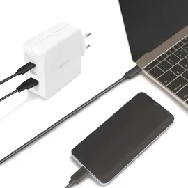 Logilink PA0281 USB Ladegerät 100 W 1x USB-C PD Weiß Innenbereich USB Power Delivery (USB-PD)