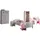 58 aufm Kessel Jugendzimmer-Set Kinderzimmer Kamila 11 Kinderzimmer Möbel Set Mädchen MDF Weiß, (inkl. Versand, Lieferung bis Verwendungsstelle), Einzelbett, Nachtkonsole, Schreibtisch, Regal und Kleiderschrank weiß