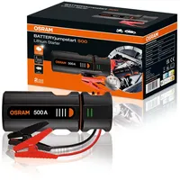 Osram BATTERYjumpstart 500, Starthilfe Powerbank, Lithium-Starthilfegerät, für 12V-Fahrzeuge mit