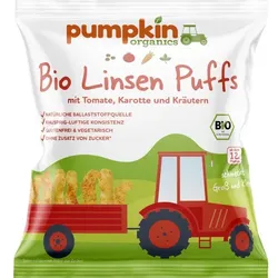 Pumpkin Linsen Puffs mit Tomate, Karotte & Kräutern bio