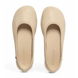 El Naturalista für Damen. 2582011ZZ005_020 N5820 Essence beige Leder Ballettpumps beige (38), Wohnung, Keine, Lässig