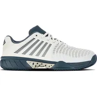 K-Swiss Performance Herren Express Light 3 HB Tennis Shoe, Star WHITE/Moonstruck/INDIAN TEAL, 44 EU