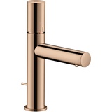 Hansgrohe Axor Uno 110 mit Zerogriff Zugstangen-Ablaufgarnitur polished red gold