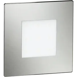 ledscom.de Wandeinbauleuchte 2er Pack eckig Edelstahl