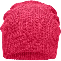 Longbeanie Mütze - Farbe pink - Größe one size