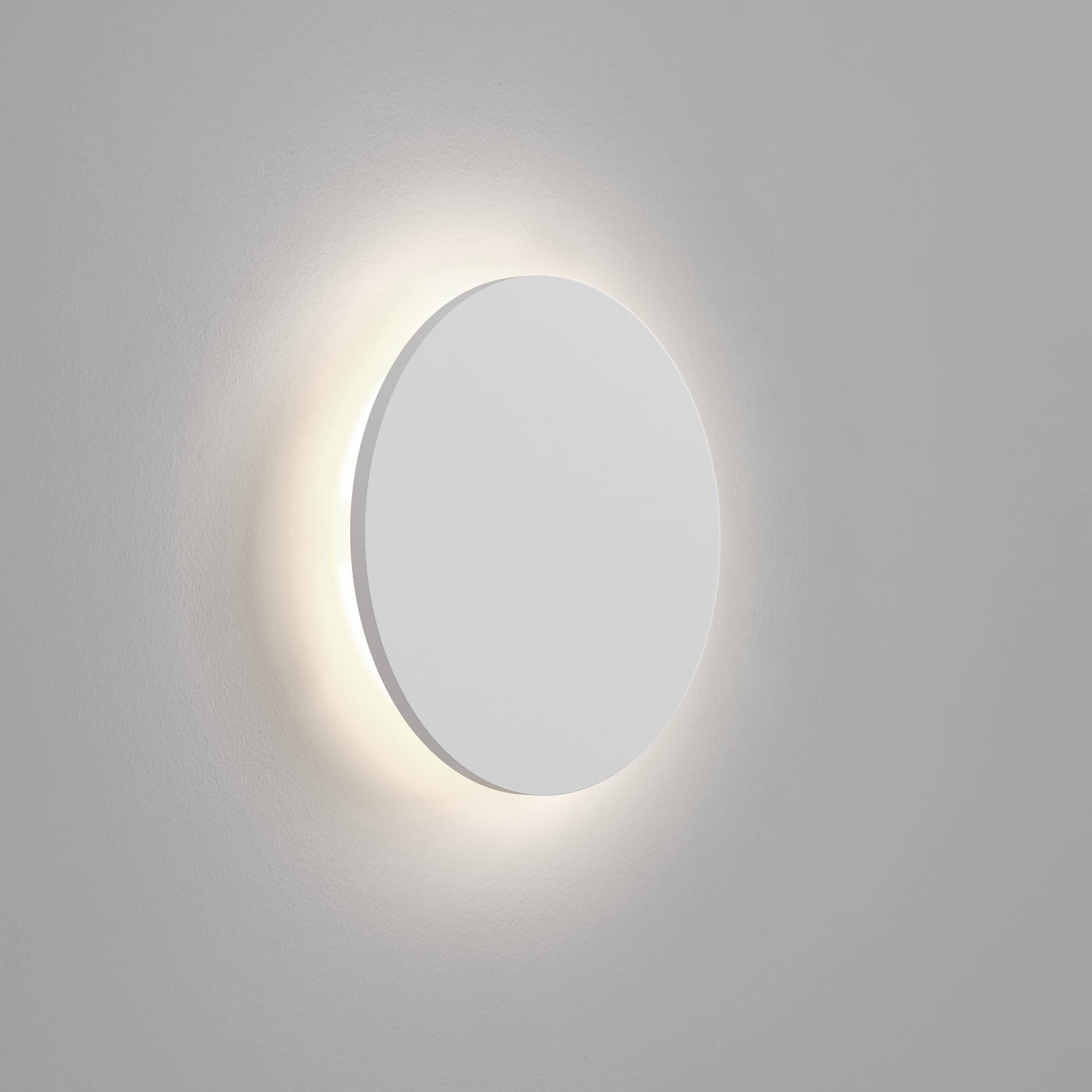 Astro Eclipse Round 250 LED 3000K, Wandleuchte für den Innenbereich, übermalbarer Gips-LED-Streifen, entworfen in Großbritannien – 1333020 – 3 Jahre Garantie