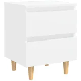 vidaXL Nachtschrank 40 x 35 x 50 cm Weiß