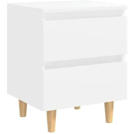 vidaXL Nachtschrank 40 x 35 x 50 cm Weiß