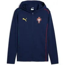 Puma Portugal Casuals Kapuzenjacke Herren 17 persian blue/sunny yellow XL