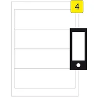Livepac-Office 100 Etiketten / 25 Blatt DIN A4 /