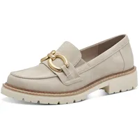 Jana Damen Slipper mit Blockabsatz Vegan, Beige (Beige), 40