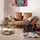 Innovation Living Schlafcouch Leder 2-Sitzer Braun