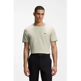 Boss Green T-Shirt BOSS GREEN "Taul Stretch-Baumwoll-Pique", Herren, Gr. 4XL, light beige275, Single Jersey, Obermaterial: 92% Baumwolle, 8% Elasthan, regular fit normal, Rundhals, Rippbündchen, Shirts T-Shirt, aus softem Stretch-Baumwoll-Piqué, Regular Fit, Kühlend