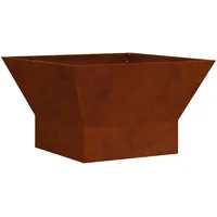 vidaXL Feuerplatz Ø 35 cm Braun