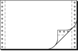 Endlospapier 6"x240 mm blanko SIGEL 36242 2-fach 2000BL