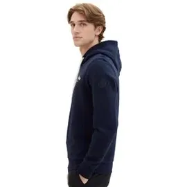Tom Tailor Hoodie Logo-Print Blau S