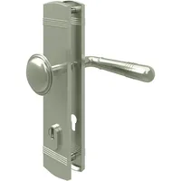 MS Beschläge Sicherheitsbeschlag Schutzbeschlag Nickel matt Türbeschlag Knopf/Drücker 10/92
