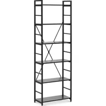 FROMM & STARCK Bücherregal 28 x 60 x 182 cm 150 kg schwarz