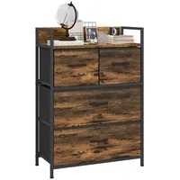 Homcom Kommode aus Stoff Regal und Griff