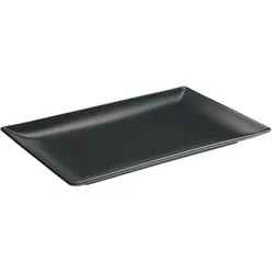 Platte Luna Stoneware, schwarz - 30x20cm (6 Stk.)