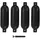 vidaXL Bootsfender 4 Stk. 51 x 14 cm PVC Schwarz