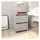 vidaXL Nachtschrank Betongrau 30 x 30 x 40 cm Holzwerkstoff