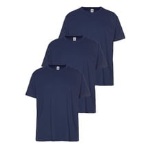 FRUIT OF THE LOOM T-Shirt FRUIT OF THE LOOM XXXL (64/66), blau Herren Shirts mit Rundhalsausschnitt