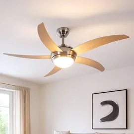 V-Tac LED Smart Deckenventilator 132 cm Silber