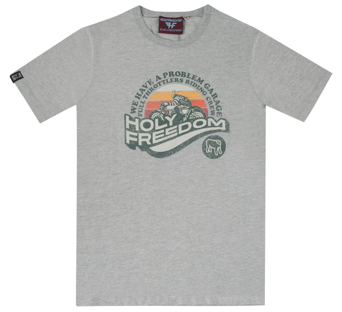 HolyFreedom L.A. Melange T-shirt, grijs, 3XL