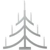 EGLO Kerzenständer Pagod Holz Grau