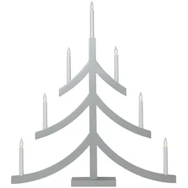 EGLO Kerzenständer Pagod Holz Grau