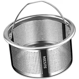 Sharplace Küchenspüle Sieb, Spülbecken Abflusskorb, Rostfrei, Praktisch, Vielseitig einsetzbar für Küche, Gastronomie, Zuhause, 304 Stahl 4,7 cm