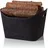 Trendline Holzkorb Filz 38,5 x 31 grau