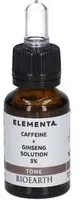 BIOEARTH Elementa Caféine + Ginseng solution 3% Fluide 15 ml